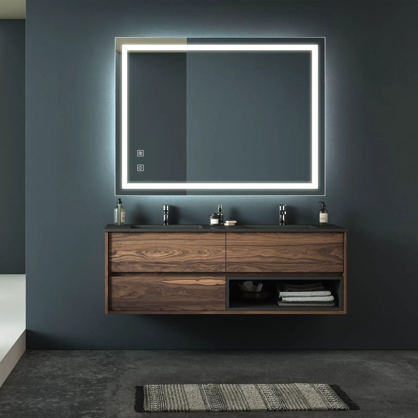 Bathroom Vanity Mirror With Lighting Anti Fog