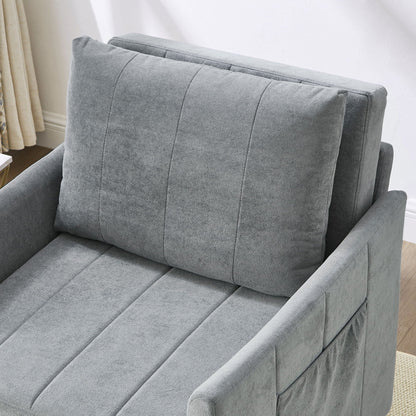 Convertible Sleeper Sofa and Storage Pockets