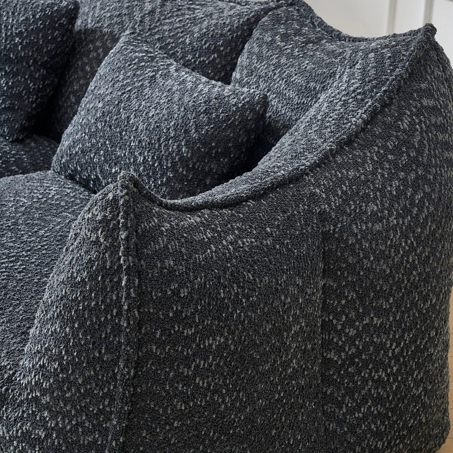 Comfortable Dual Beanbag Chair and Foam Core