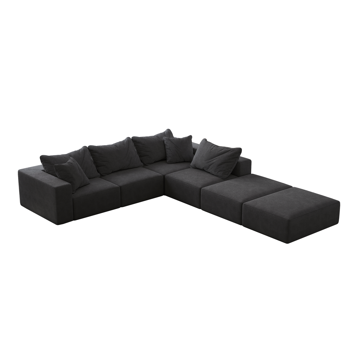 Modern Chenille Fabric Cloud Sofa and Set