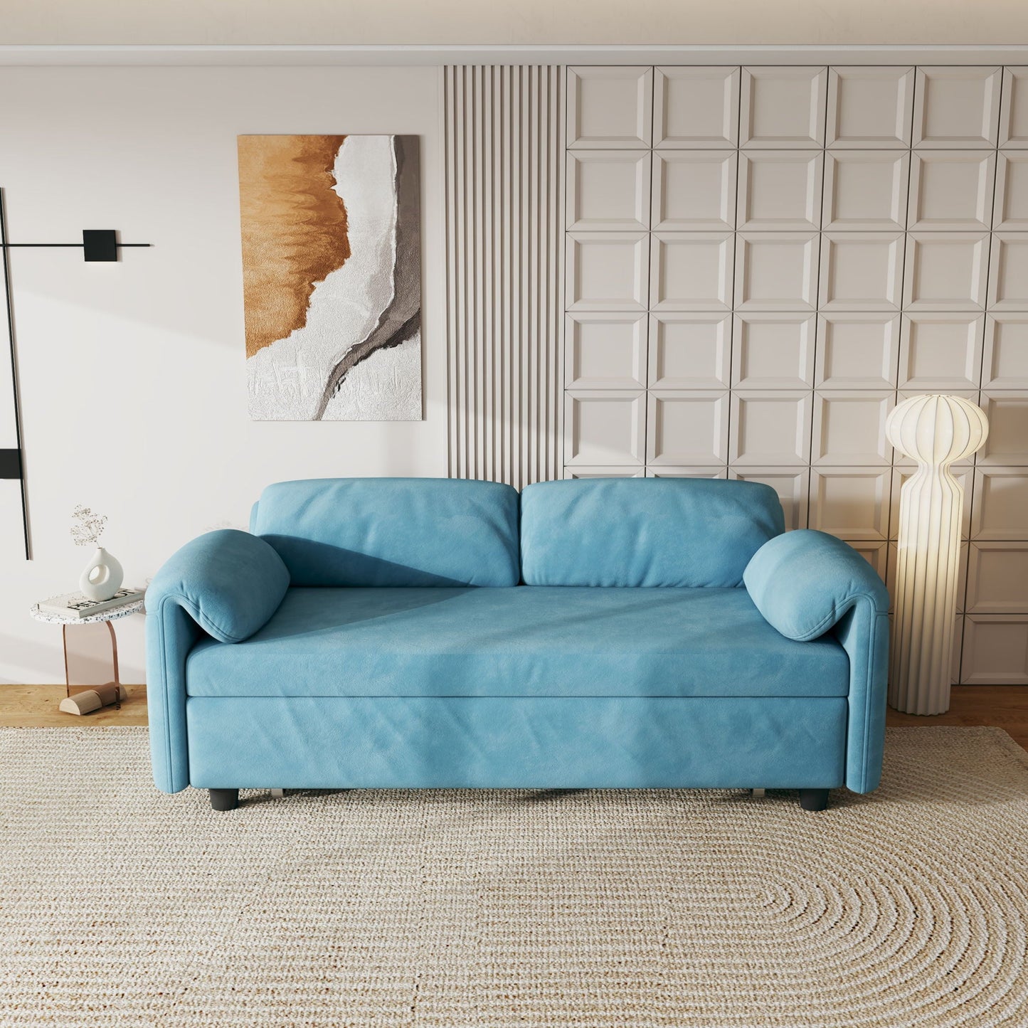 Dual Purpose Sofa and Retractable Queen Bed
