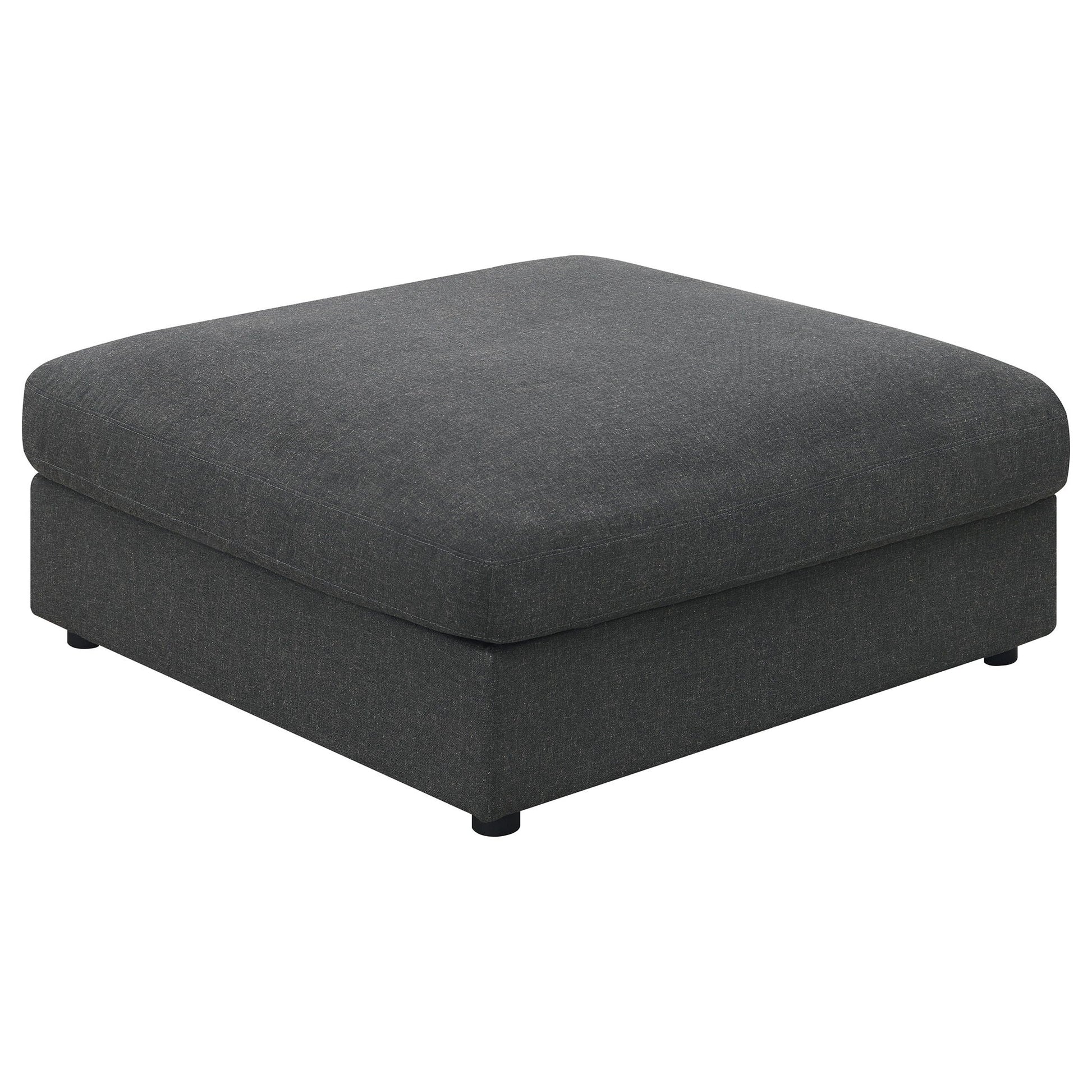 Rhette Upholstered Sectional, dark gray fabric, 2-piece set by HouseOfZazla on Tampa Home & Garden Store