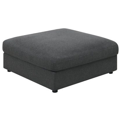 Rhette Upholstered Sectional, dark gray fabric, 2-piece set by HouseOfZazla on Tampa Home & Garden Store