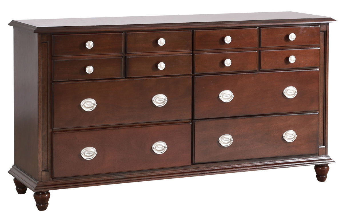 Traditional dresser with real wood veneers in dark brown by HouseOfZazla on Tampa Home & Garden Store