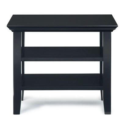 Acadian Narrow Side Table Handcrafted Solid Wood
