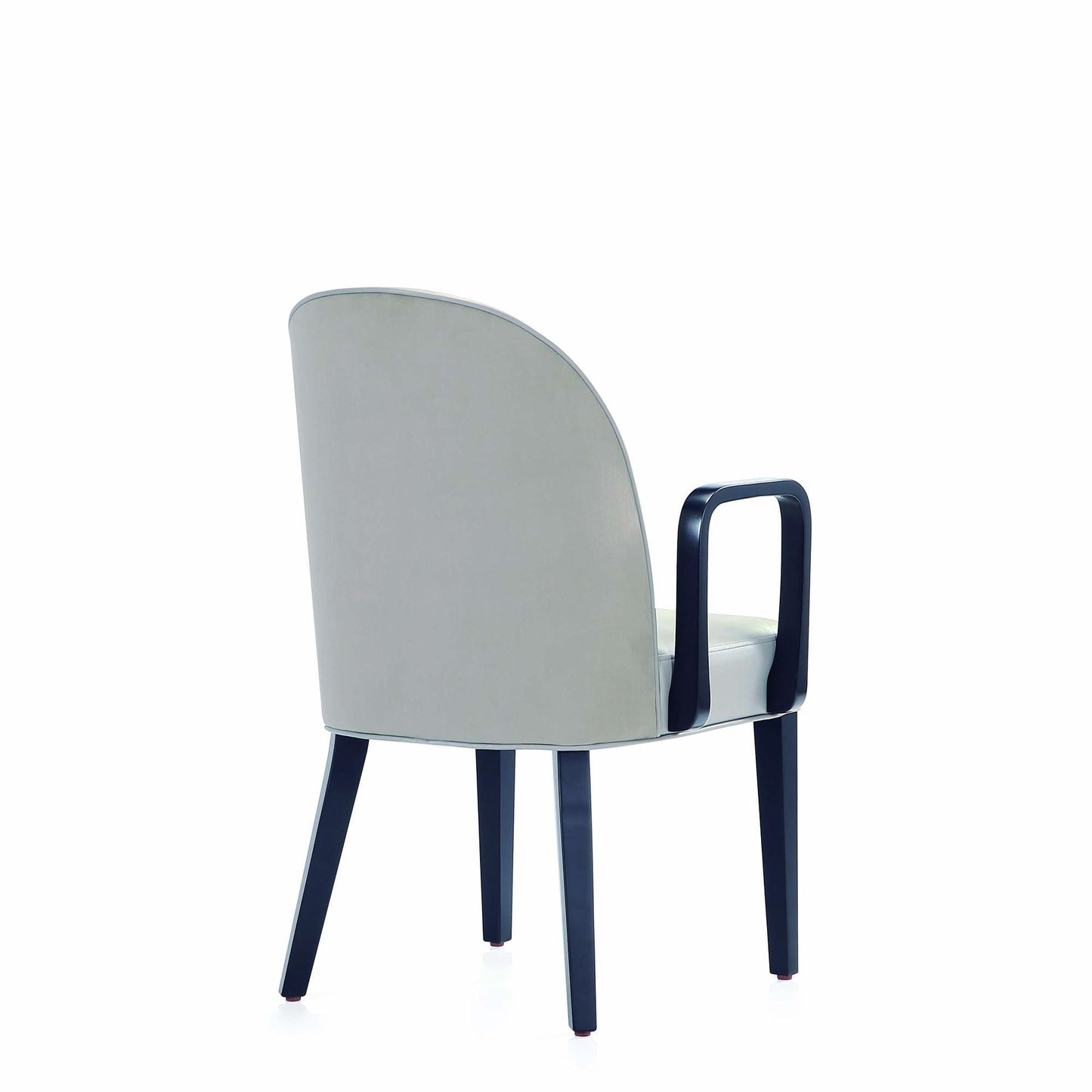 Modern Upholstered Beech And Wooden Armchair