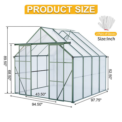 Heavy Duty Double Door Polycarb House and Pegs