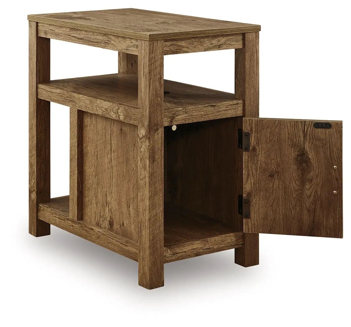Fendenmore Chair Side End Table With USB Ports