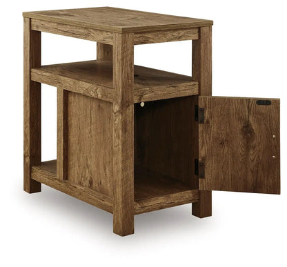 Fendenmore Chair Side End Table With USB Ports