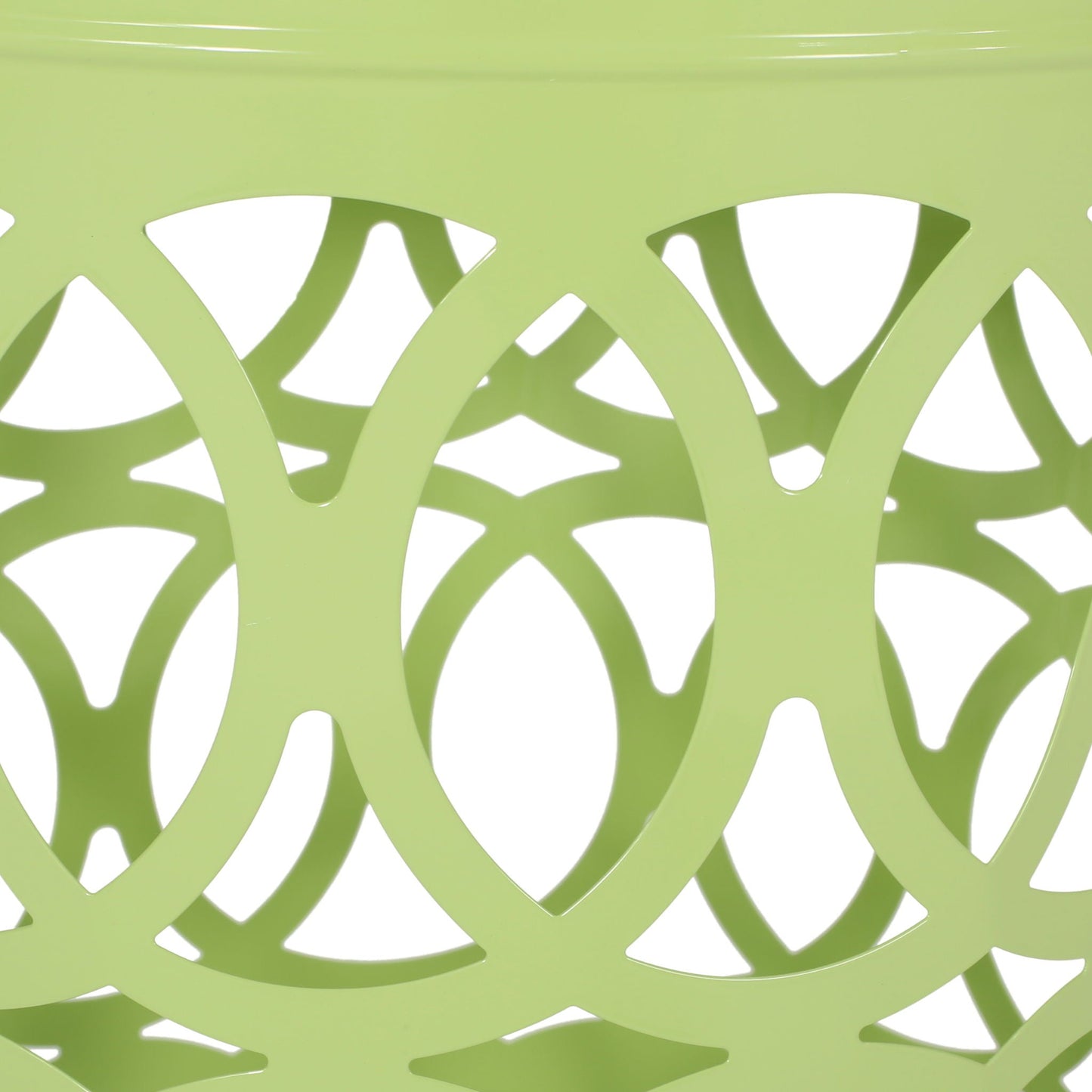 Outdoor Metal Side Tables Set of Two for Patio