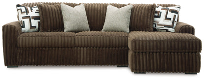 Midnight Madness Sectional and Jumbo Corduroy