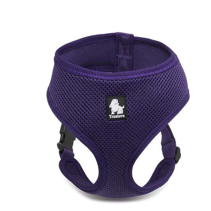 Breathable Dog Harness With Small Sling purple mesh by Pet Zen for small and medium dogs on Tampa Home & Garden Store