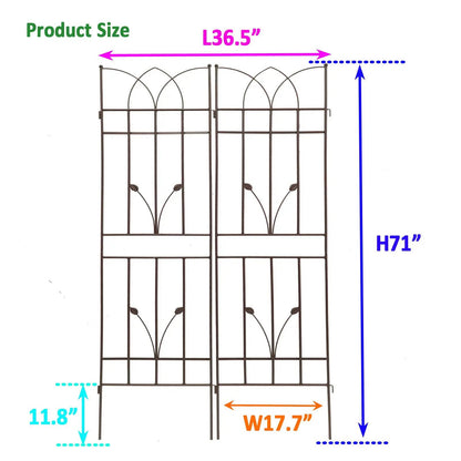 Rustproof Metal Trellis For Climbing Plants