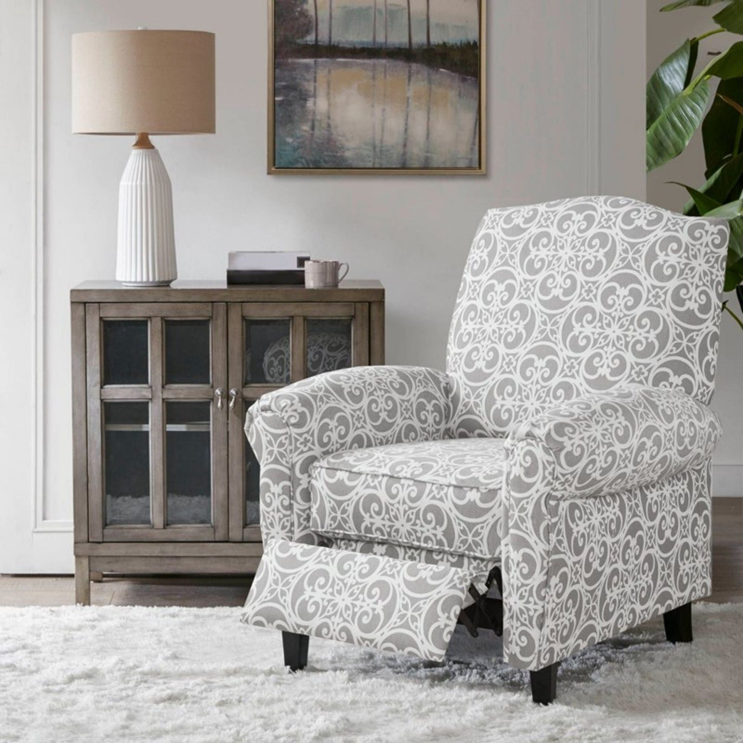 Kirby Transitional and Push Back Recliner