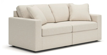 Modmax Oyster Sectional, stationary beige upholstery by Unique Piece Furniture on Tampa Home & Garden Store