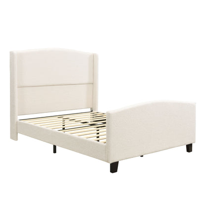 Sturdy Platform Bed Frame and a Padded Headboard
