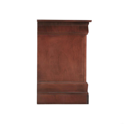 Traditional Nightstand Carved Bases and Curves