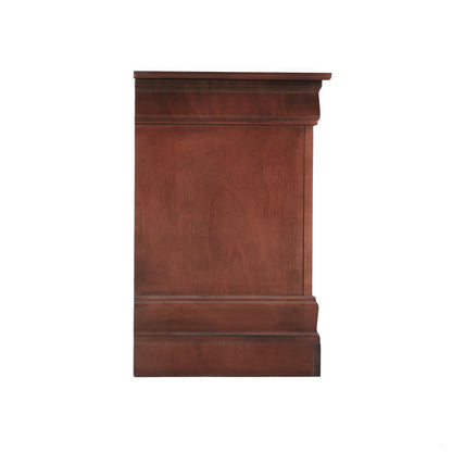 Traditional Nightstand by HouseOfZazla in dark cherry finish on Tampa Home & Garden Store