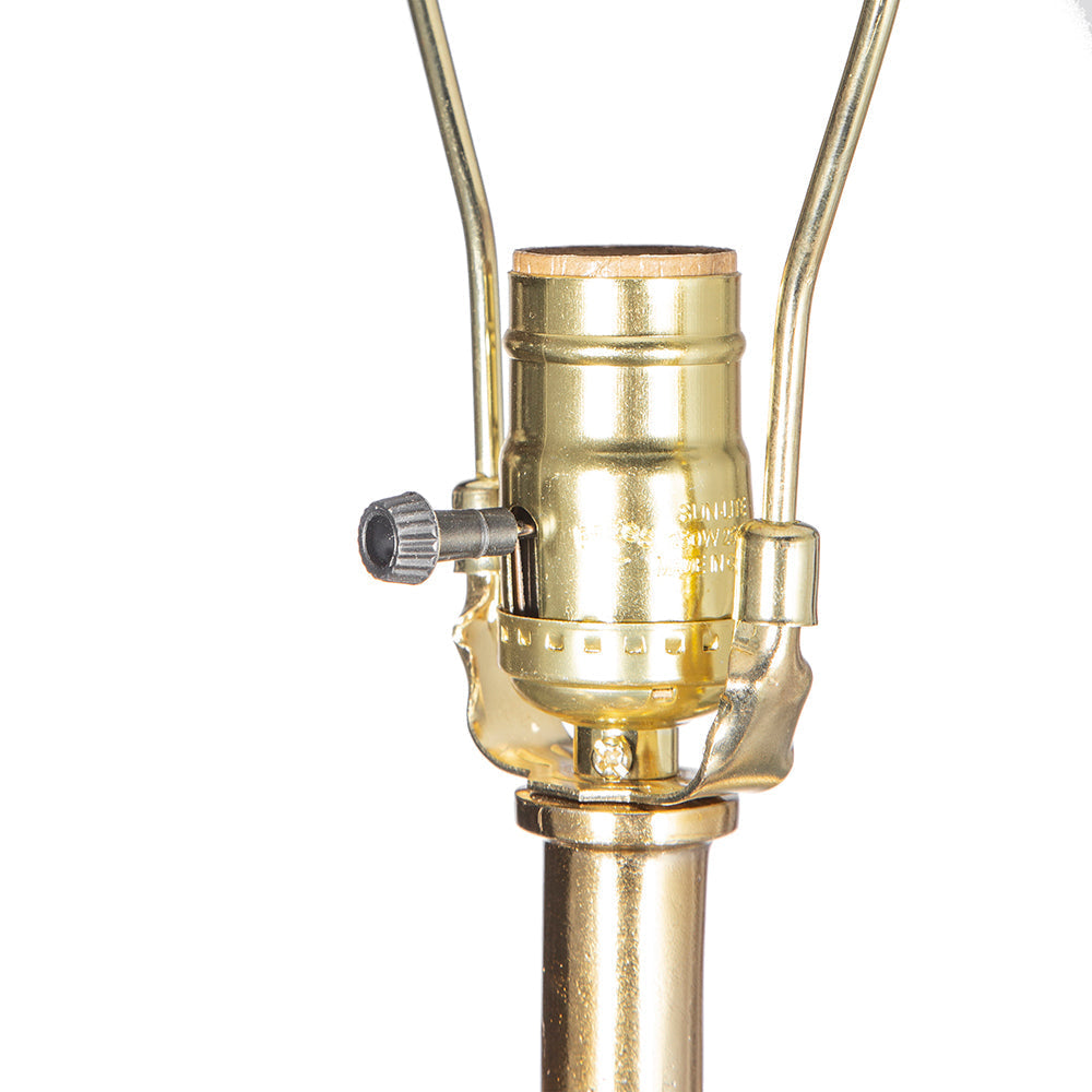 Leaf table lamp gold finish with metal hardware by HouseOfZazla on Tampa Home & Garden Store