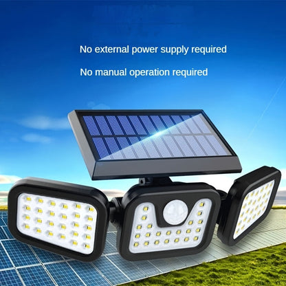 Solar Motion Sensor Lights Outdoor – 3000LM Waterproof LED Security Floodlights