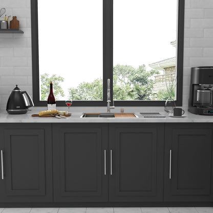 Drop In Kitchen Sink Stainless Steel Workstation