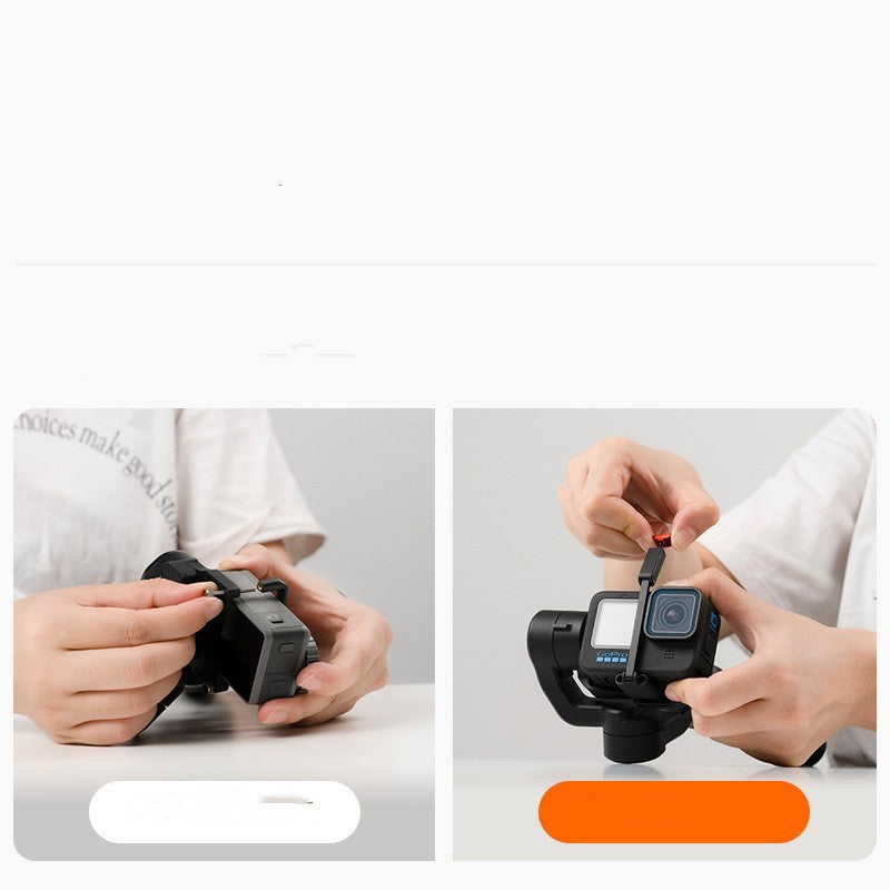 Motion Camera Handheld Gimbal Anti-shake Stabilizer by Sell My Stuff; black gimbal with camera on Tampa Home & Garden Store