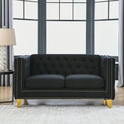 Upholstered Chesterfield Sofa for Living Room
