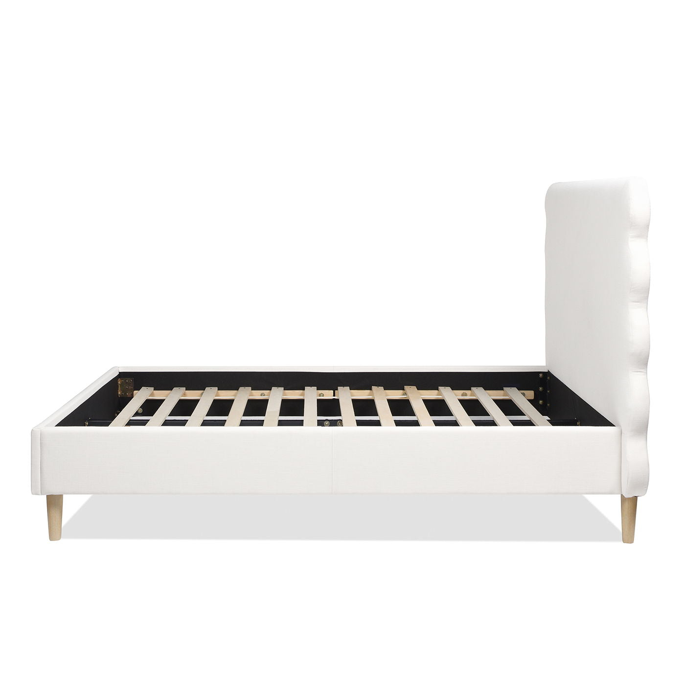 Stockholm Wavy Headboard and Platform Bed