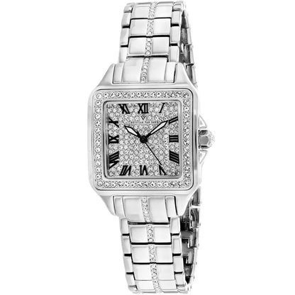 Christian Van Sant Women's Splendeur stainless steel watch with crystal bezel numerals on Tampa Home & Garden Store