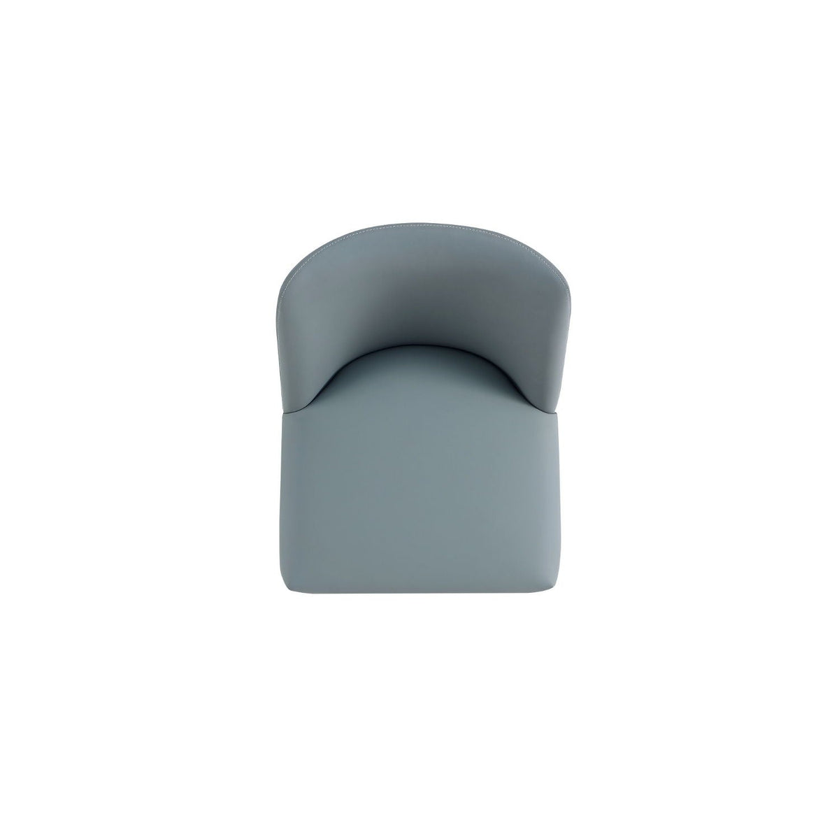 HouseOfZazla upholstered dining chair in gray-blue fabric with a solid beech frame on Tampa Home & Garden Store