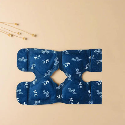 Argy Wormwood warm neck and knee patch sheet blue fabric with white floral pattern for neck knee and foot patches on Tampa Home & Garden Store