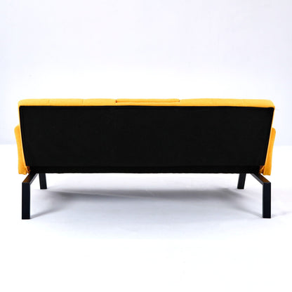 Compact Foldable Sofa Bed and Cup Holder