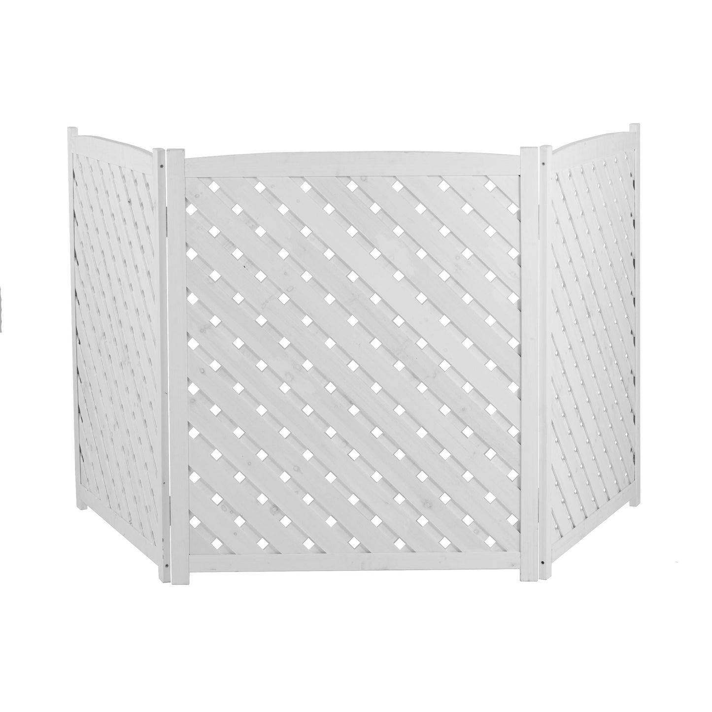 Outdoor 3 Panel Air Conditioner Screen For Patios