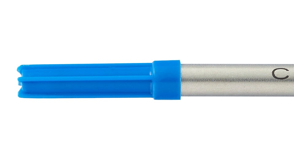 Porous-Point blue felt-tip refill for Selectip pens, Cross logo on silver barrel, medium on Tampa Home & Garden Store