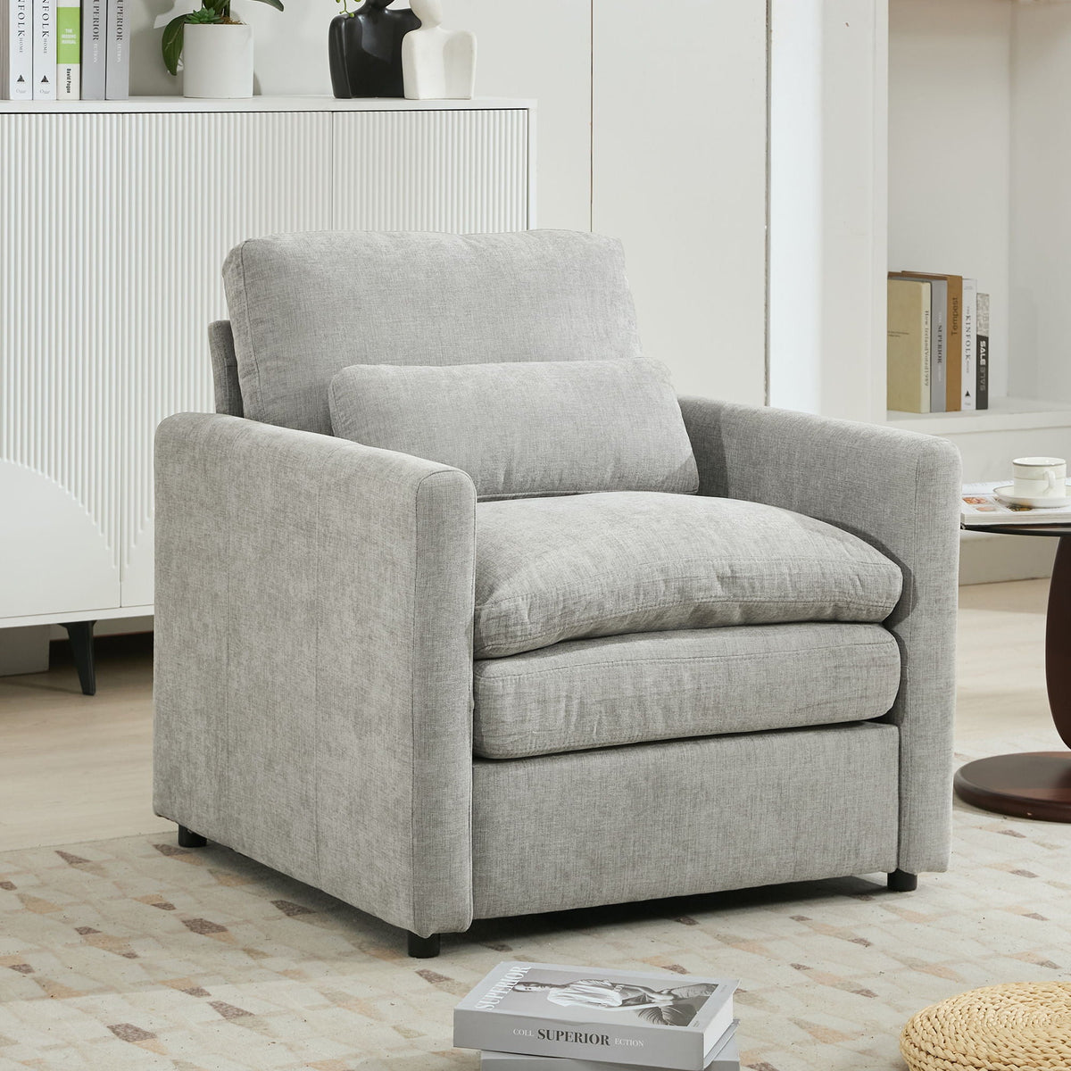 Cozy Upholstered Sofa Chair And Living Room Set