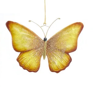 Capiz Butterfly Ornament - Yellow - Tampa Home & Garden Store