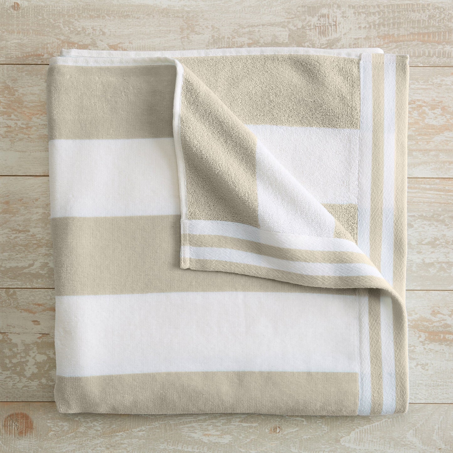 Striped Cabana Beach Towel and Soft Pastel Colors