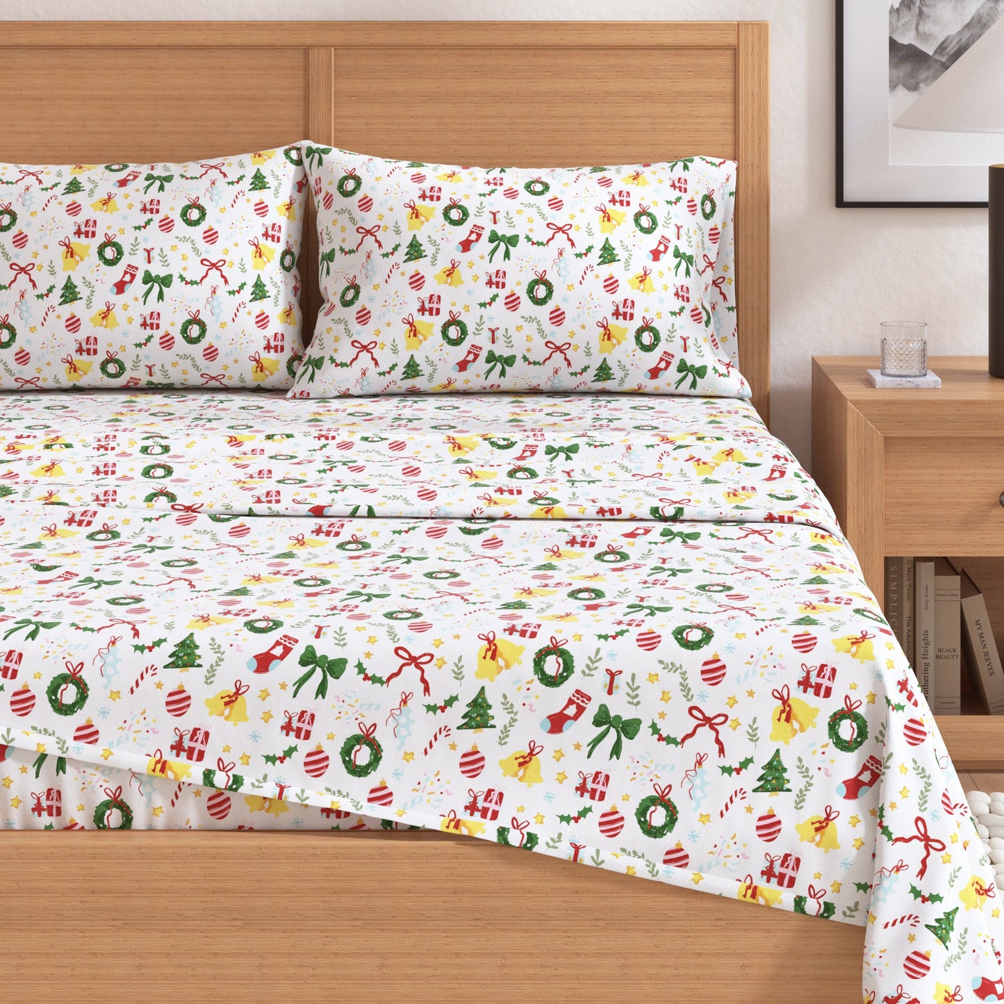 Soft and Plush Turkish Cotton Christmas Sheets
