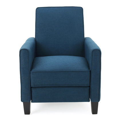 Upholstered Push Back Recliner Chair and Lounge