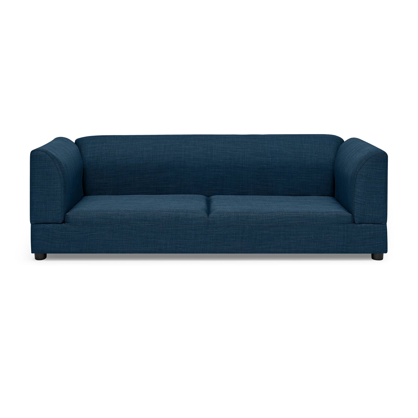 Comfortable oversized pet sofa for medium and large dogs in navy blue fabric on Tampa Home & Garden Store