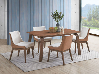 Ginny 5 Piece Dining Set with Table and Chairs
