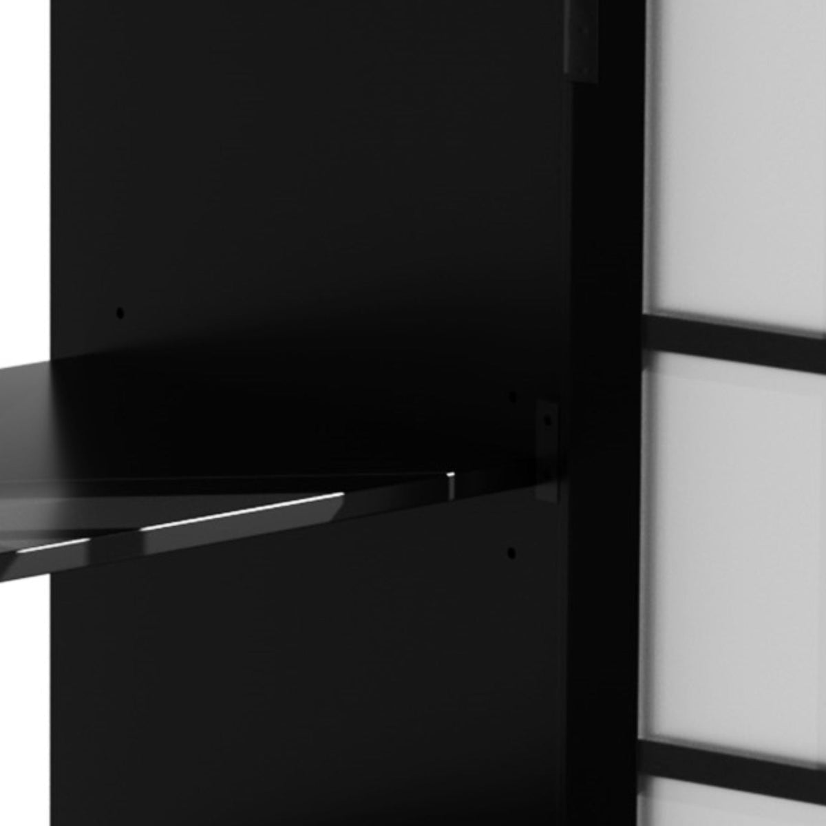 Modern bathroom vanity by HouseOfZazla with ceramic sink and tempered blurred glass doors on Tampa Home & Garden Store