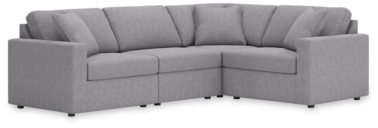 Modmax Sectional in Granite Performance Fabric
