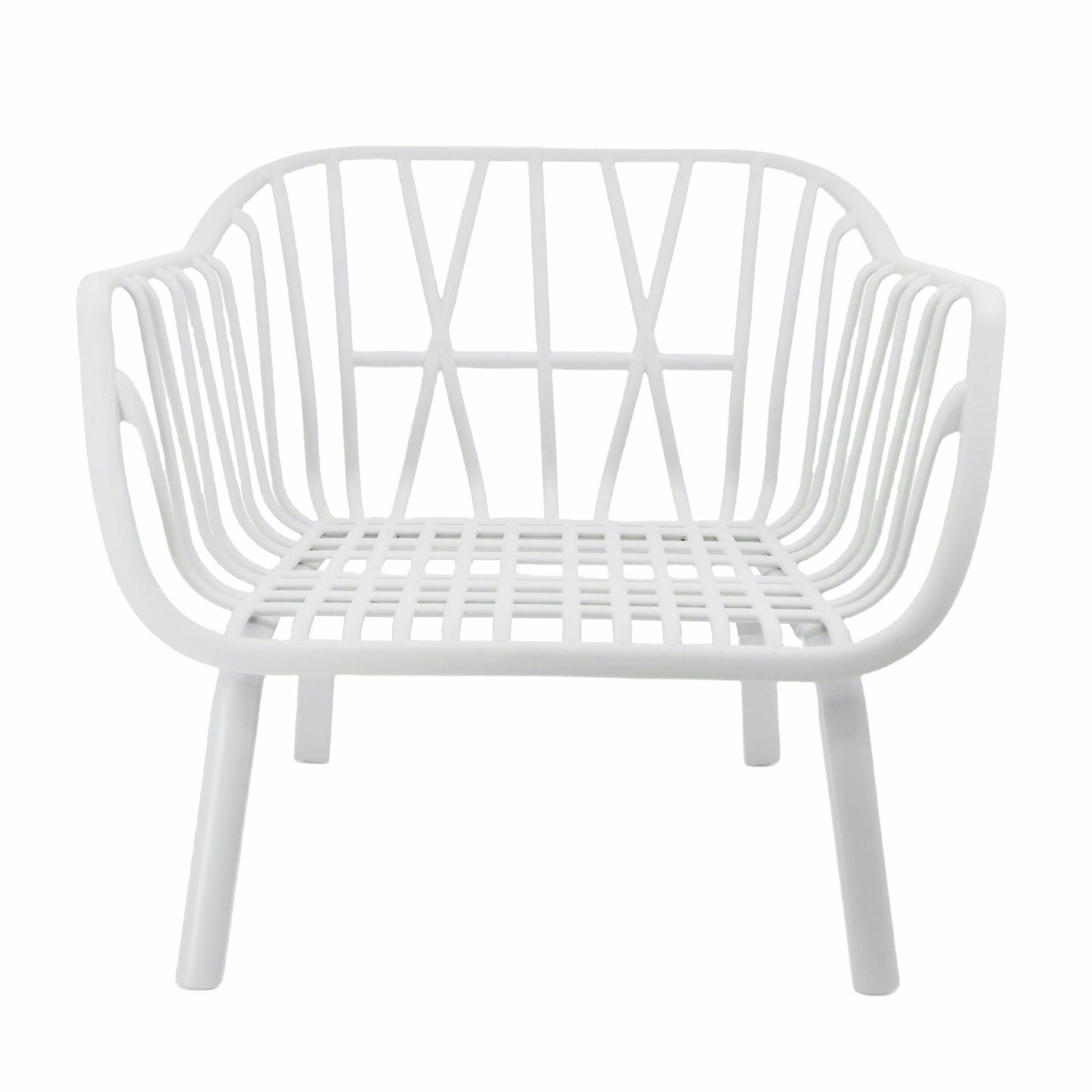 Huron Outdoor Resin Club Chair Set of Two