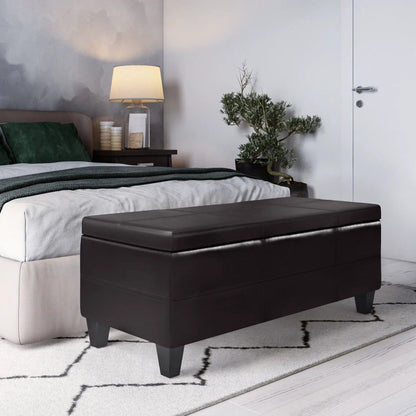 Afton Large Storage Ottoman Bench and Living Room