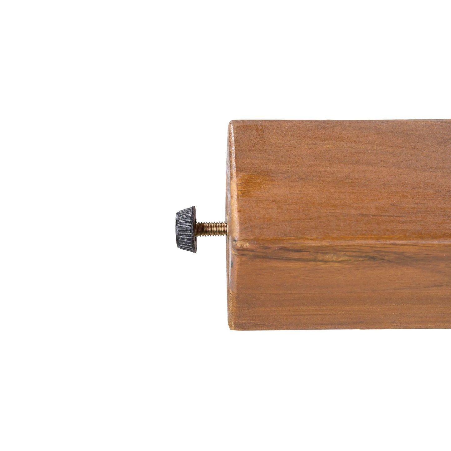 Outdoor Club Chair arm by HouseOfZazla wooden finish with exposed bolt on Tampa Home & Garden Store