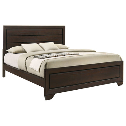 Modern Wood Panel Bed and a Sleek Headboard