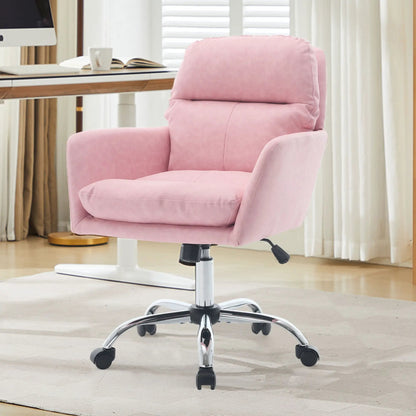 Office chair pink ergonomic swivel chair with adjustable height by Unique Piece Furniture on Tampa Home & Garden Store