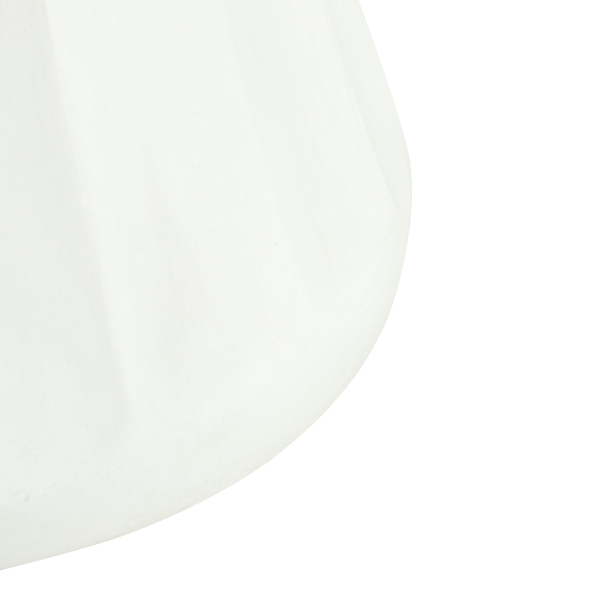 Outdoor Round Concrete Antique White Side Table product shot; white textured surface on Tampa Home & Garden Store