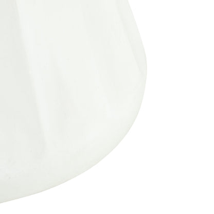 Outdoor Round Concrete Antique White Side Table product shot; white textured surface on Tampa Home & Garden Store